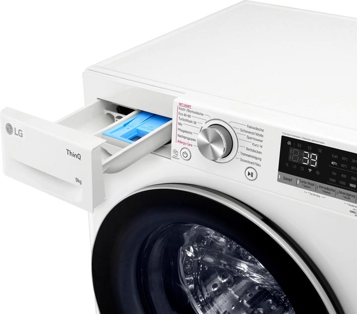 Actual product image LG F6WV709P1 - Washing machine - WiFi - Width: 60 cm (9 kg, Left)