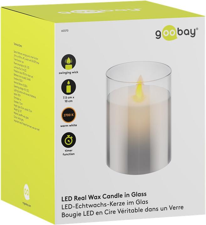Actual product image Goobay LED real wax candle (1 x)