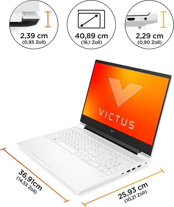 Produktbild HP Victus 16-s0177ng (16.10", AMD Ryzen 7 7840HS, 32 GB, 1000 GB, DE)