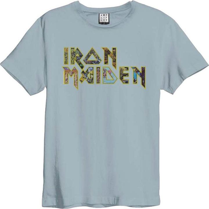 Produktbild Amplified Erwachsene Eddies Logo Iron Maiden TShirt (M)