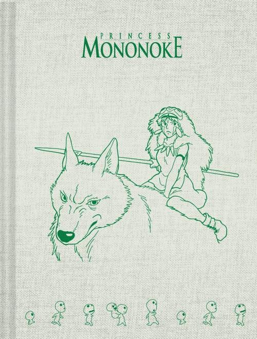 Actual product image Abrams & Chronicle Studio Ghibli Princess Mononoke Notebook (Plain, Hardcover)