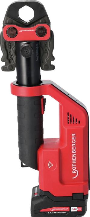 Produktbild Rothenberger Pressmaschine ROMAX COMPACT III Set RFZ16-20-25 |18 Volt, 1x 2,0 Ah Akku, EU, CAS