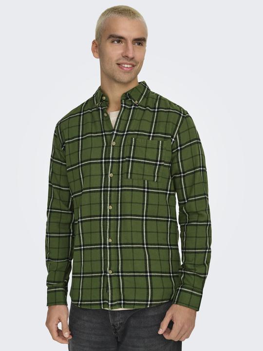 Produktbild Only & Sons Onsral Ls Slim Check Shirt (L)