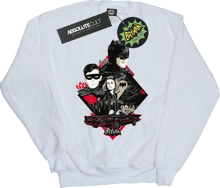 Batman TV Serie Charakter Skyline Baumwolle Sweatshirt