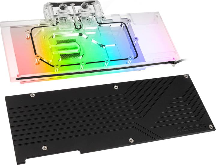 Actual product image Raijintek Samos NV2080Ti RBW Full Cover Water Cooler incl. Backplate for Nvidia RTX 2080 and 2080Ti