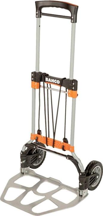 Produktbild Bahco Klappbare Transportkarre mit Ablagen aus Aluminium, 497 mm × 520 mm × 1077 mm (120 kg)