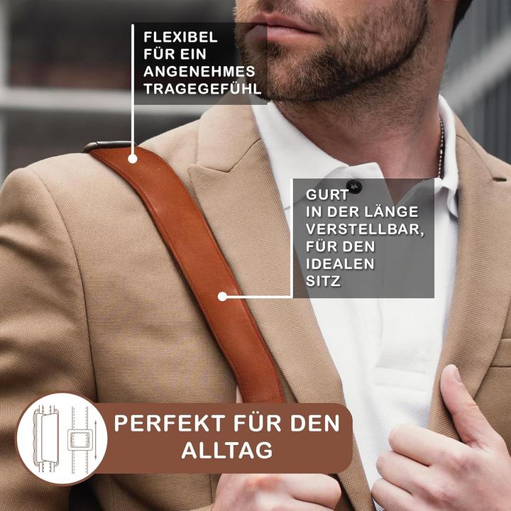 Actual product image Stilord Marlon - Herren Ledertasche