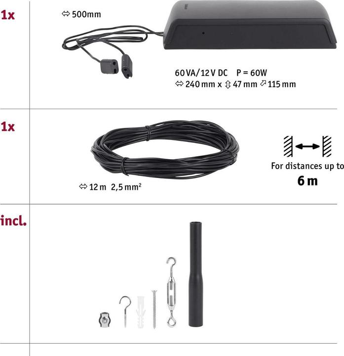 Actual product image Paulmann Wire System Basic