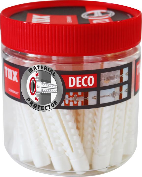 Actual product image Tox Allzweckdübel Deco in Runddose (47 pcs.)