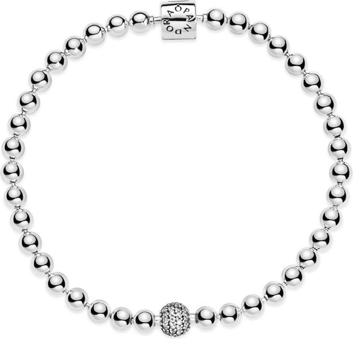 Produktbild Pandora Armband Beads & Pavé (17 cm, Silber 925)