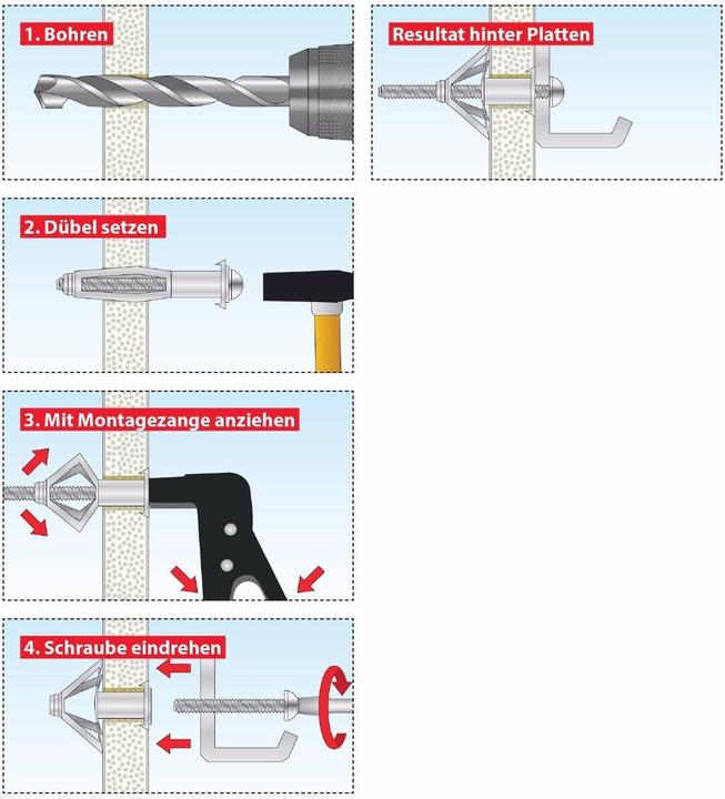 Produktbild Tox Metall-Hohlraumdübel Acrobat (25 Stk.)