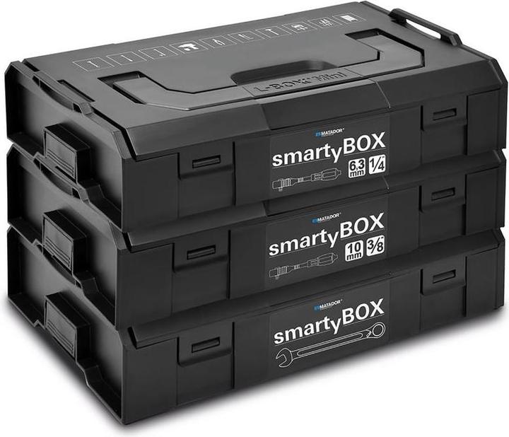 Immagine prodotto Matador Set di prese smartyBOX S1, universale, 61 pezzi, 1/4: 4-14 mm + set di punte