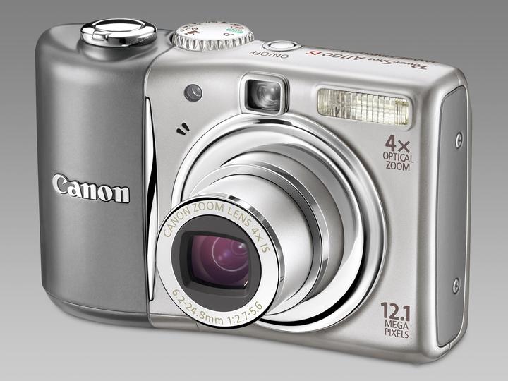 Canon PowerShot A1100 IS, 12MPixel, 4x opt. Zoom, silber (1/2,3'')