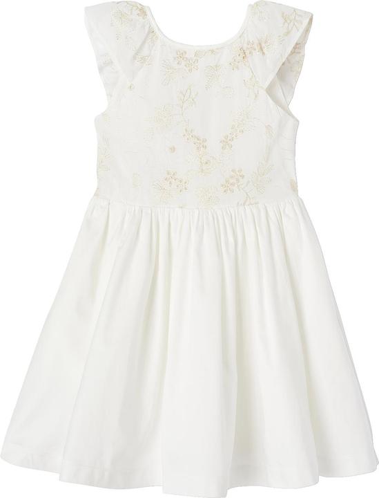 Actual product image Vertbaudet Mädchen Festkleid mit gestickten Glanz-Blumen (146, 152)
