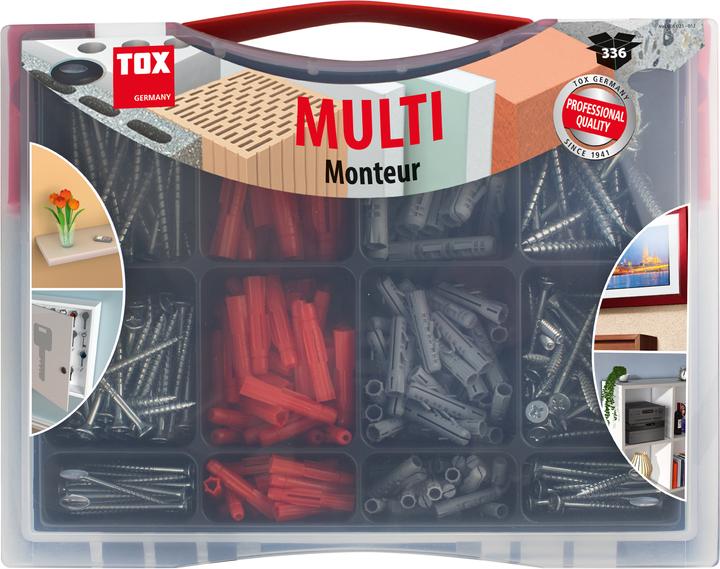 Actual product image Tox Standard-Sortiment Monteur Multi (336 pcs.)