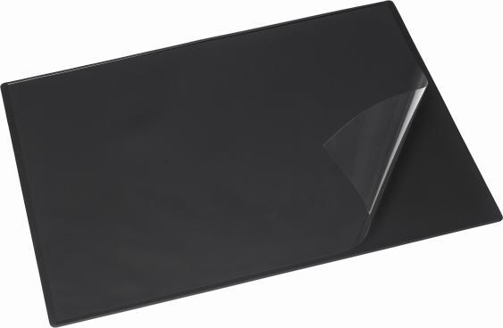Bantex Writing pad 45x65 cm black with full-surface transparent cover sheet