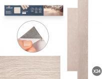Immagine prodotto Giftdecor set 24 pellicole viniliche per parquet grigio chia