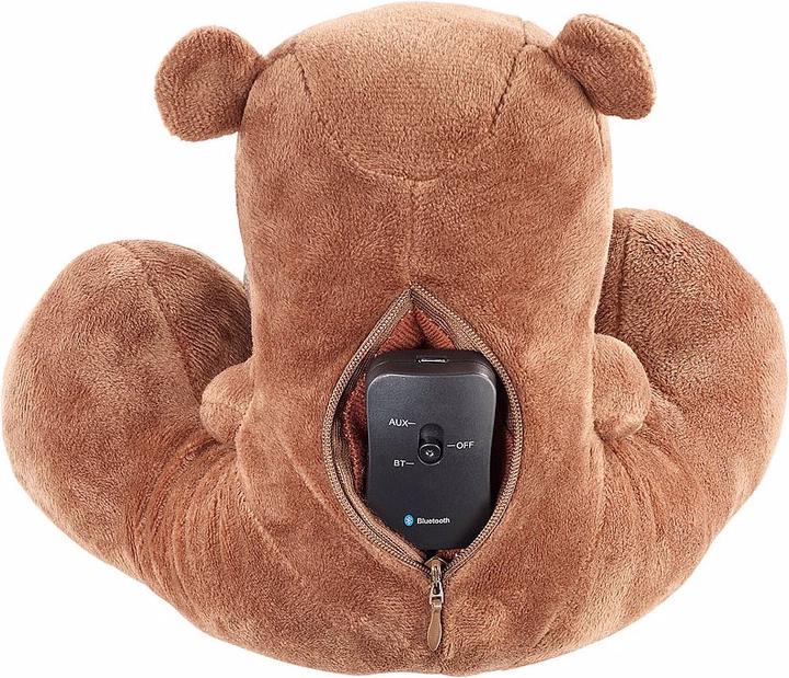 Produktbild Auvisio Lautsprecher-Teddybär mit Mikrofon (3.50 h, Akkubetrieb)
