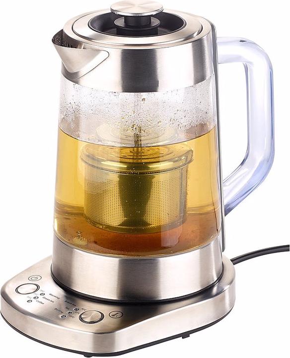 Produktbild Rosenstein & Söhne 2in1-Wasserkocher & Teebereiter mit Senk-Sieb (1.50 l)