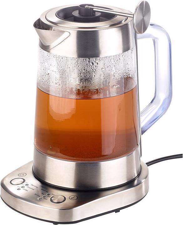 Produktbild Rosenstein & Söhne 2in1-Wasserkocher & Teebereiter mit Senk-Sieb (1.50 l)