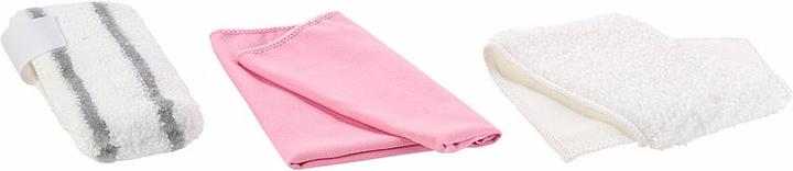 Actual product image Sichler 3 Piece Universal Microfiber Cleaning Cloth Set for Steam Cleaner