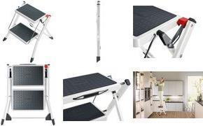Productafbeelding Hailo MK60 StandardLine, stalen trap, 2 treden (Trapladder, 50 cm)