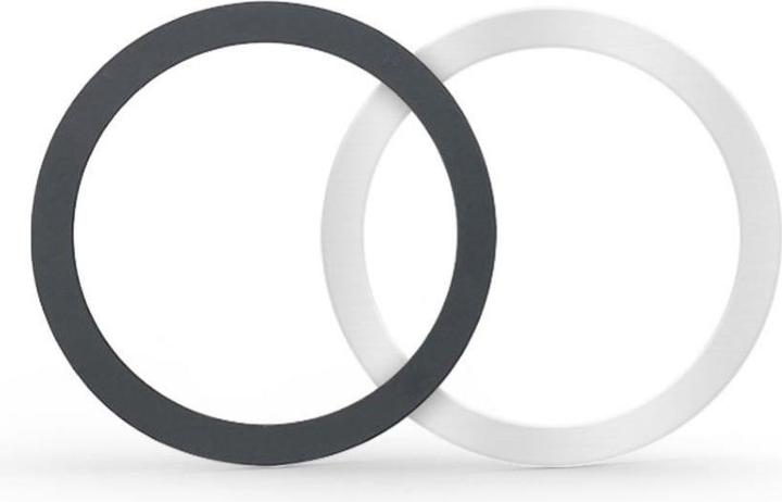Image du produit Tech-Protect MagMat MagSafe anneau magnétique universel - noir / argent (2 pcs.)