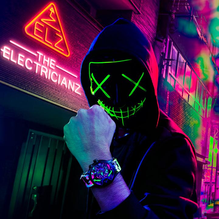 Image du produit The Electricianz Néon Z (Montre analogique, 45 mm)