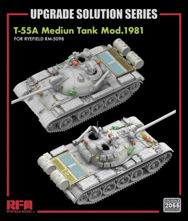Produktbild Rye Field Model T-55A Medium Tank Mod. 1981 for RFM5098 - Upgrade Solution 1/35
