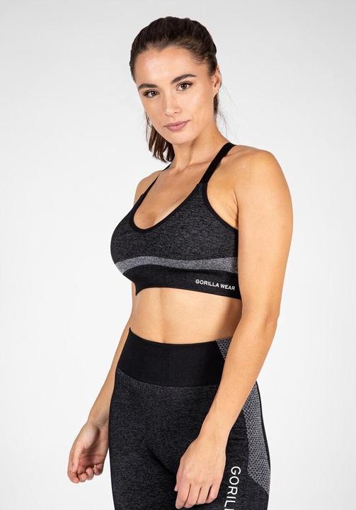 Image du produit Gorilla Wear Selah Seamless Sports Bra - noir (XS)