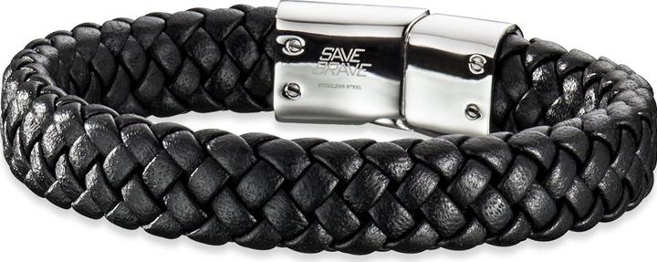 Produktbild Save Brave Armband SBB-HARRY-BK-21 Herren (21 cm, Edelstahl)