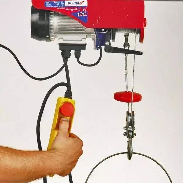 Actual product image Dedra 1000 W electric winch (DED7913)