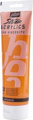 Image du produit Pebeo Acrylique fine Studio Acrylics (Orange de cadmium Imit, 250 ml)