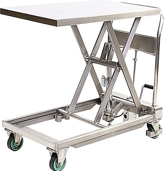 Produktbild kaiserkraft Scheren-Hubwagen Edelstahl (250 kg)
