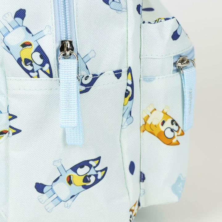 Bluey Schulrucksack Hellblau 22 x 27 x 9 cm