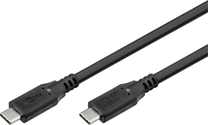 Actual product image Goobay USB Type C - USB Type C (3 m, USB 3.2 Gen 1, 60 W)
