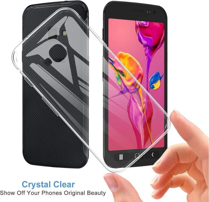 Actual product image Screenguard Samsung Galaxy XCover 4S Flexible TPU Clear Case (Samsung Galaxy Xcover 4s)