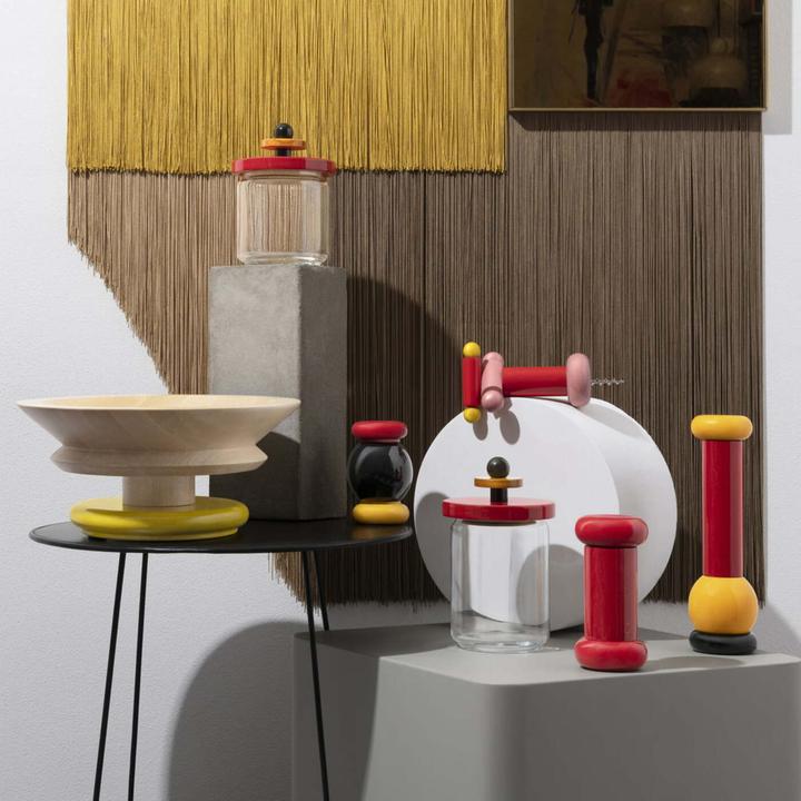 Image du produit Alessi Moulin à poivre DCO : MP0210 rouge-jaune (Poivre)