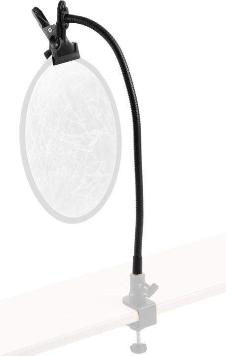 Actual product image Walimex Gooseneck with 1/4 thread and clip (Flash unit adapter)