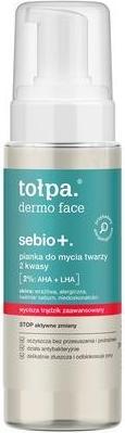 Actual product image Tołpa Topa Topadermo Face Sebio Cleansing Foam Aha Lha 150ml (Foam, 150 ml)