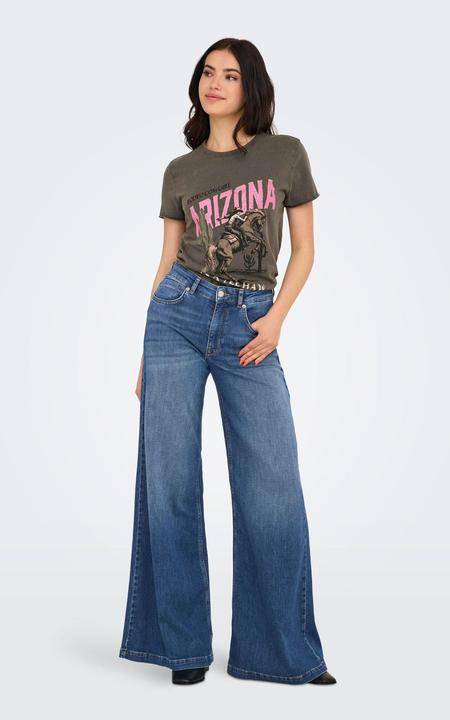 Actual product image Only ONLCALIFORNIA Mittlere Taille Flared Jeans Jeans mit weitem Bein (W32/L32)