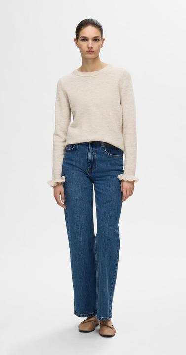 Produktbild Selected Femme Rüschenärmel Strickpullover (XL)