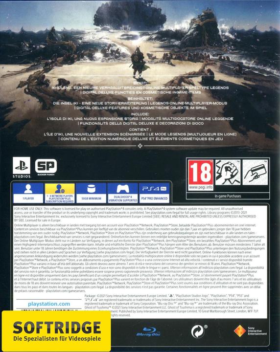 Produktbild Sony Ghost of Tsushima Director’s Cut (PS4, Multilingual)