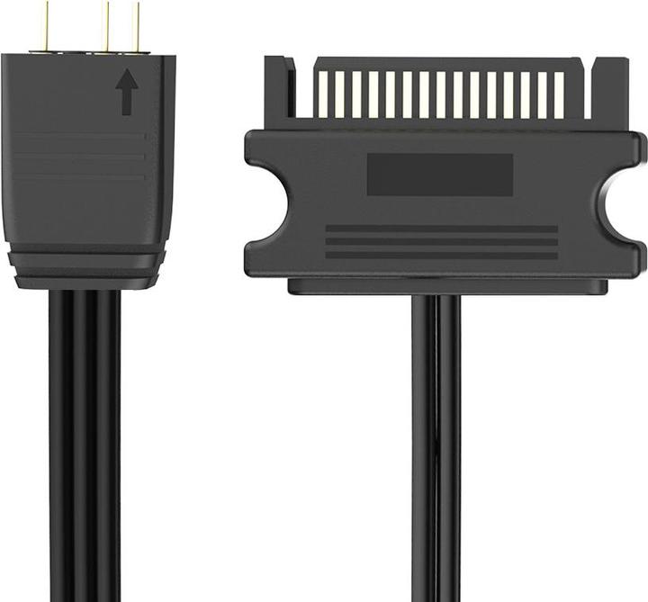 Actual product image Akasa 3 pin ARGB controller cable