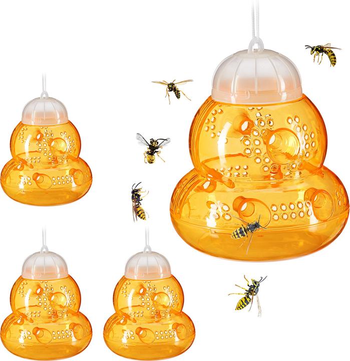 Relaxdays 4x wasp trap