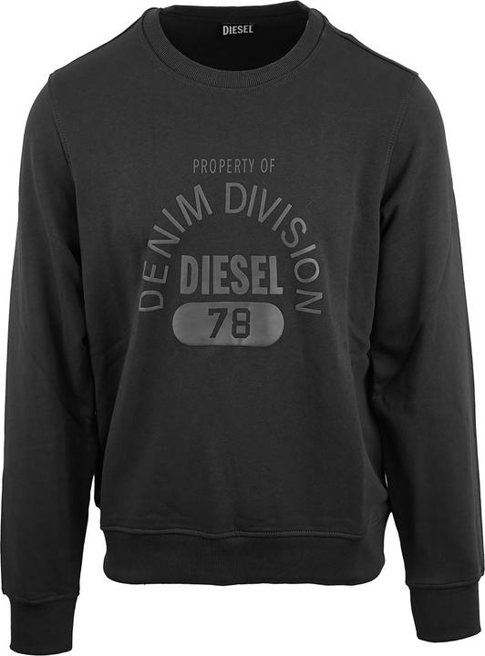 Actual product image Diesel Herren Kapuzenpullover Obsidian Ultra - 100% Baumwolle - Freizeit (L)