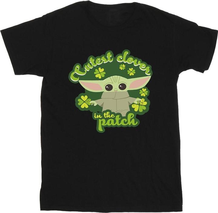 Star Wars The Mandalorian St Patrick's Day Cutest Clover TShirt (L)