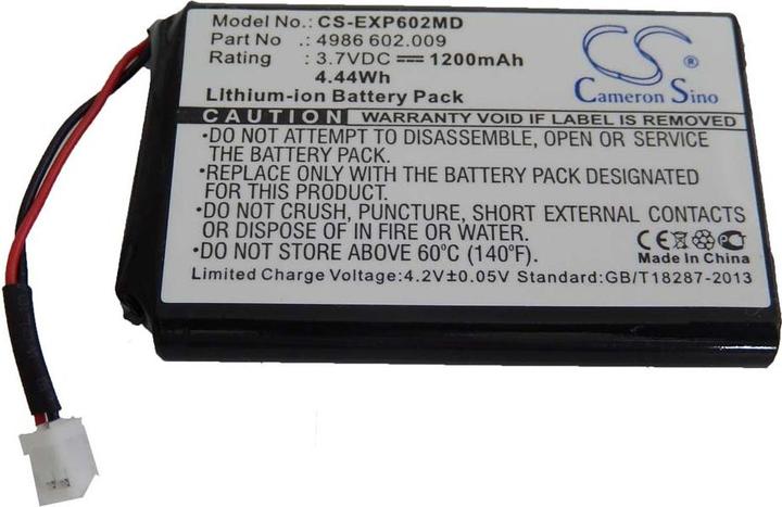 Immagine prodotto XCell Medizintechnik-Akku als Ersatz für 4986 602.009 - 1200mAh, 3,7V, Li-Ion (1 pz., 1200 mAh, Accumulatore di carica elettrica)