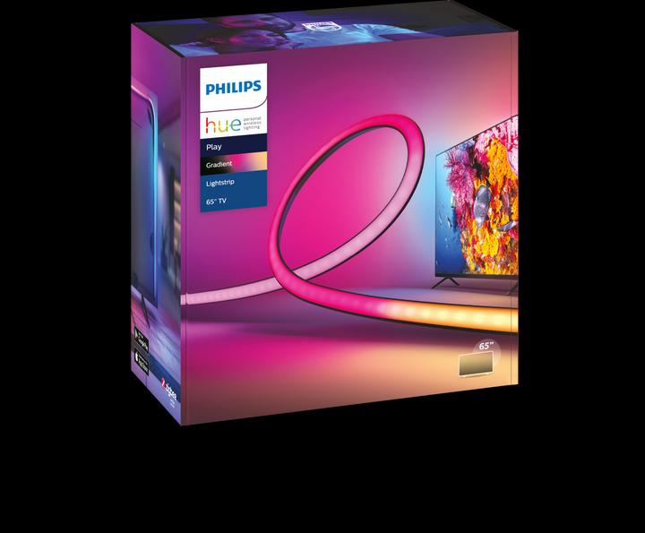 Actual product image Philips Hue Play Gradient Lightstrip 65" (RGBW, 254 cm, Indoor)