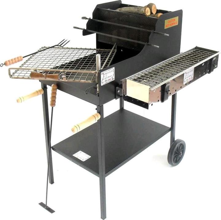 Cruccolini Ghiottone Holzgrill mit Grillrost50 x 50 cm (50 cm)